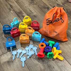 Set of 2 Colorful Learning Toys